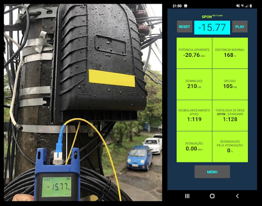 Android application dBm App screenshort