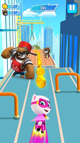 Talking Tom Hero Dash Ver. 4.4.0.5556 MOD APK -  - Android &  iOS MODs, Mobile Games & Apps