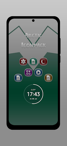 Screenshot of Arctic Colors Icon Pack