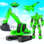 Cover Image of Download Snow Excavator Robot Deer Robot Car Game 24 APK