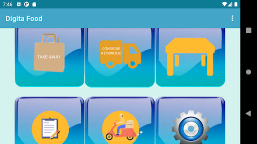 Android application DigitaFood Manager screenshort