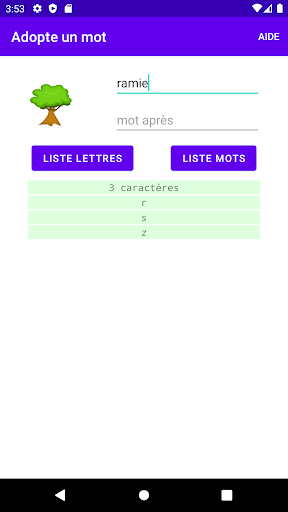 Adopte un mot français ! Screen 2