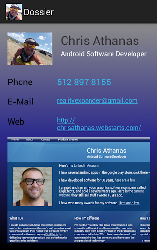 Dossier Screen 2
