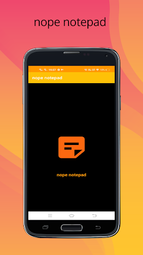 Android application nope notepad screenshort