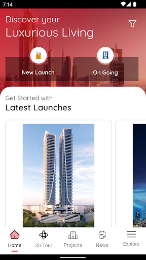 Android application Danube Properties screenshort