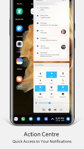 Vivo X theme for Launcher Screen 3