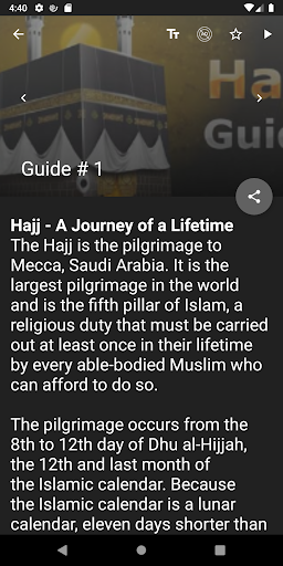 Hajj and Umrah Guide for Musli Screen 2