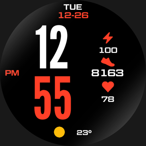 Nighty Digital 22 - watch face logo