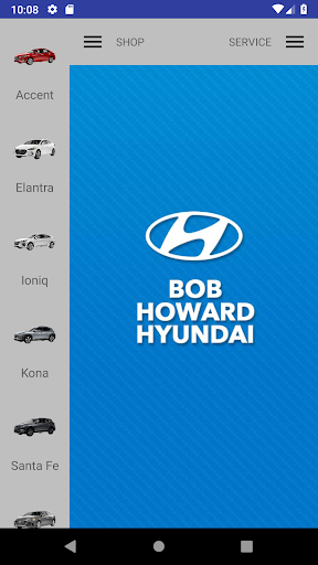 Android application Bob Howard Hyundai screenshort