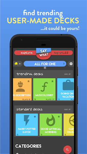 Android application SayWhat?! - Charades, Heads Up screenshort