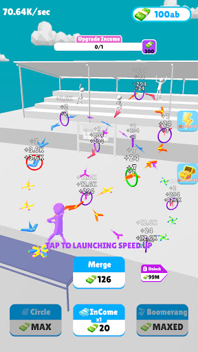 Android application Merge Crazy Boomerang screenshort