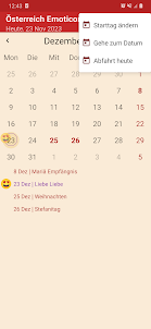 Österreich Emoticon Kalender