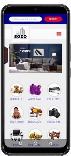 Android application Sozo Properties screenshort