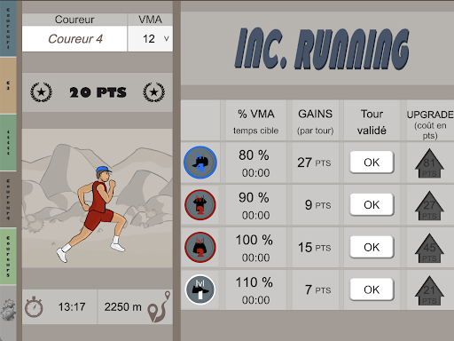 Inc. Running Screen 2