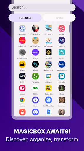 Android application Magic Box screenshort