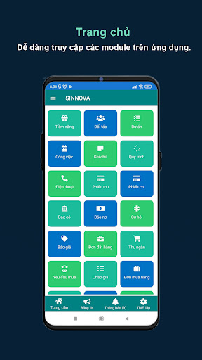 Android application Phần mềm ERP | SINNOVA-ERP screenshort