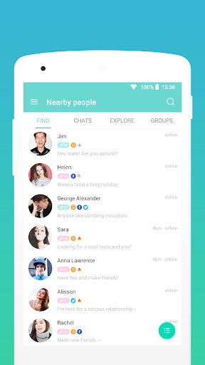 SayHi Chat Meet Dating People 8.66 screenshots 1