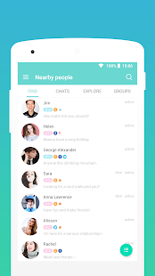 SayHi Chat Meet Dating People Varies with device screenshots 1