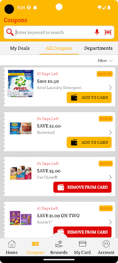 La Chiquita Rewards Screen 3
