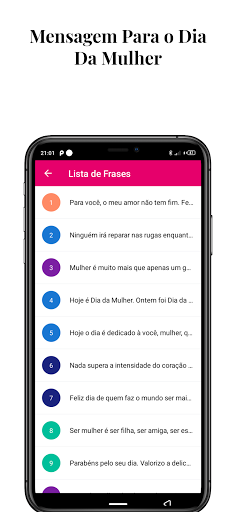 Mensagem Para o Dia Da Mulher Screen 3