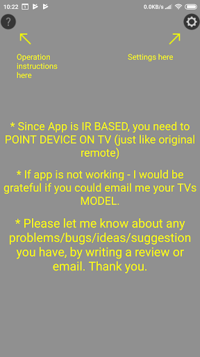 Android application LG TV Remote.Simple IR 0 btns screenshort