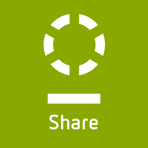 Share - bringt dich hin. logo