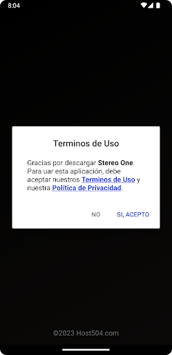 Android application Stereo ONE screenshort