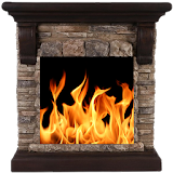 FIREPLACE CAST 🔥🔥🔥 Sleep & Relax 🔥 Live Fire icon