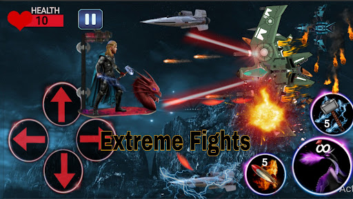 Thor Galaxy War :Action Screen 3
