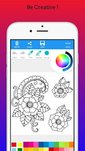 Buku Mewarnai Henna Tattoo 202 1.6 APK + Mod (Unlimited money) untuk android