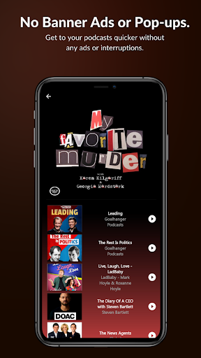 Overhaul FM: Podcast Player Screen 3