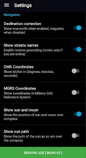 GPS Compass Navigator Tangkapan layar