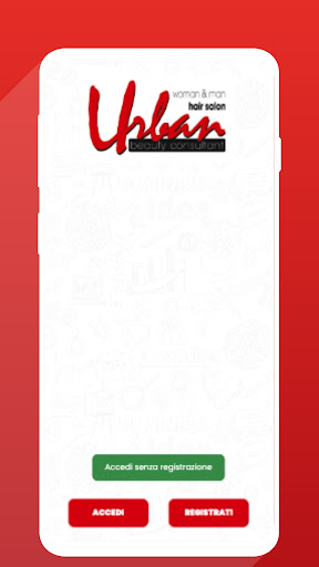 Android application Salon Urban screenshort
