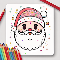 Surprise Christmas Coloring Glitter