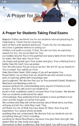 Prayer for Students