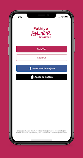 Android application Fethiye İşler Kitabevi screenshort