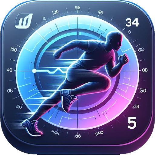 Running pace calculator logo