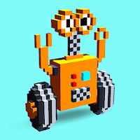 Robots 3D Color by NumberPixel ArtVoxel Coloring