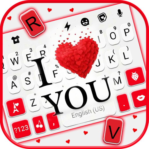 Hearts Love You Keyboard Theme logo