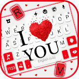Hearts Love You Keyboard Theme icon