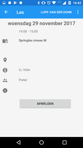 De Ruiter App Screen 2