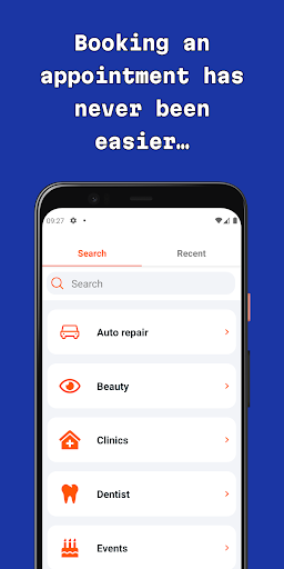 Android application BOOKanAPP - online schedule screenshort