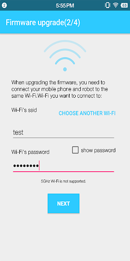 iGGOOWise Module Upgrade Screen 2