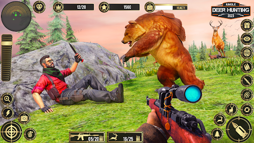 Jungle Deer Hunting Games 3D - Action - games