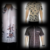 Batik Shirt Men Short Sleeve icon