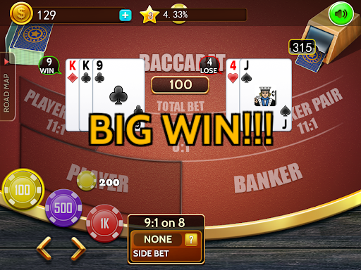 Baccarat casino offline card 13