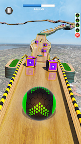 Screenshot 6 Sky Rolling Ball Master 3D android