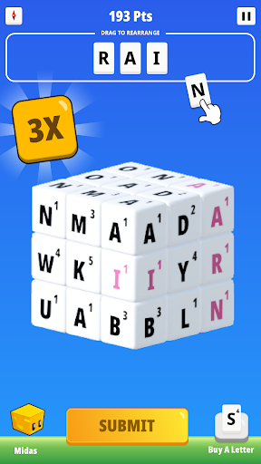 Android application Lexicube screenshort