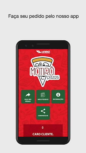 Android application Motirô Pizzas screenshort