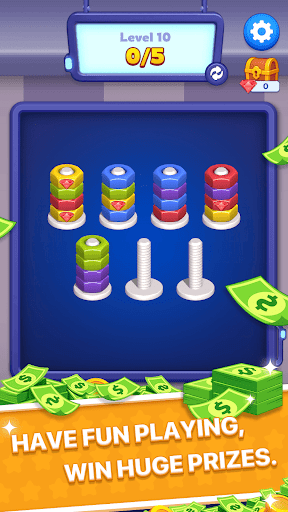 Sort  Nut  Earn Jackpot